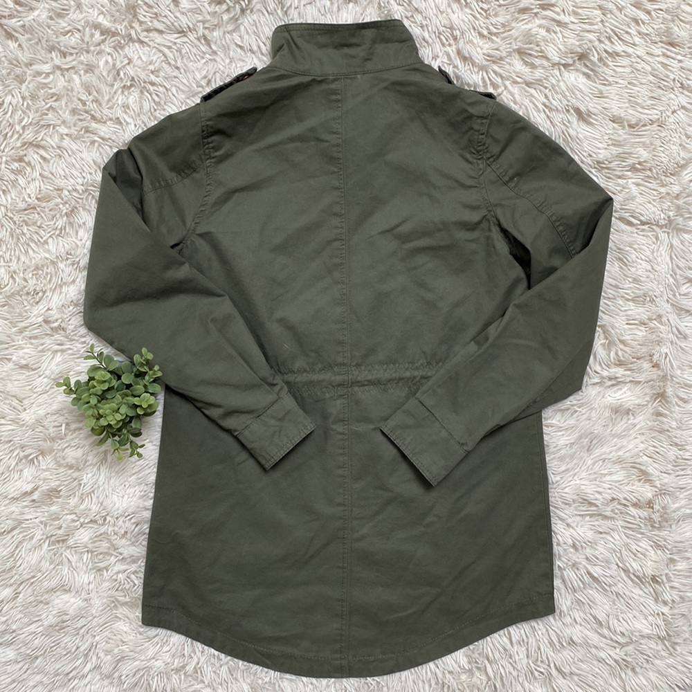 🎉HP🎉 Ambiance Outerwear Utility Jacket 💗 Olive - Picture 4 of 13